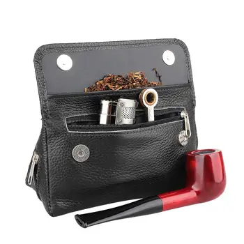 Portable Tabacaria Pipas Pouch Case Bag Tool Запазване на свежестта Аксесоари Подаръци за мъже (само чанта)