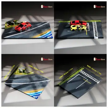 ANT Highway Scenery/Racing Track Scene Platform Подходящ за 1/64 и 1/43 модели автомобили Миниатюрен модел на фигура Diorama