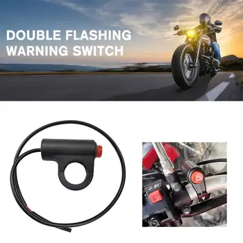Мотоциклет аварийна светлина бутон предупреждение универсален електрически автомобил двойно мигащ предупредителен превключвател аварийна лампа сигнал мигач