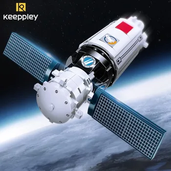 Keeppley Китай Aerospace космически кораб товар космически кораб сграда блок събрание играчки авиация модел творчески подарък декорация