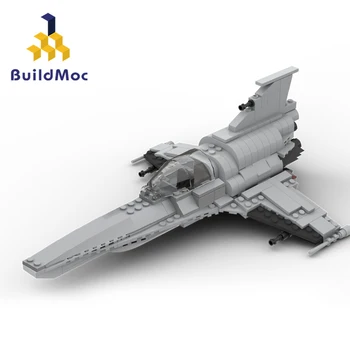 BuildMoc Бойна звезда Galactica Vipers Mark 7 космически кораб строителни блокове комплект космически изтребител тухли играчки за деца рожден ден