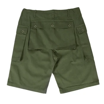 Лято Мъже Жени На открито Къмпинг Спорт Пътуване Униформа Шорти Мъжки фонд Работно облекло Мулти чанта Армия Зелен каки Военен панталон