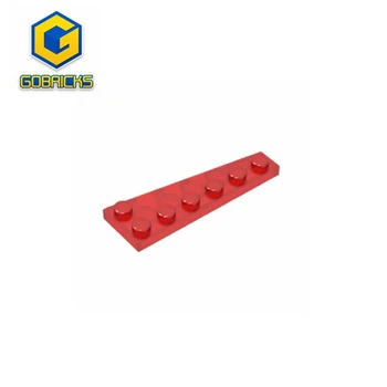 Gobricks GDS-2144 Клиновидна плоча 6 x 2 Лява съвместима с LEGO 78443 Технически модифицирани MOC DIY ЧАСТИ