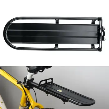 Твърд Силна носеща способност Задна стойка за велосипеди Прибиращ се дизайн Антикорозионен багажник за велосипеди Висока якост