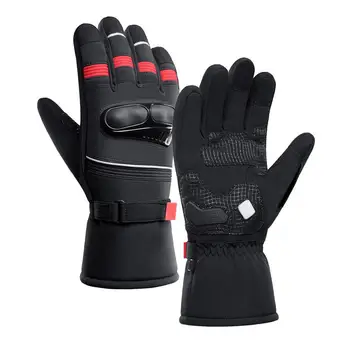 Ръкавици за мотоциклет Ръкавици за колоездене Топли ръкавици Водоустойчиви ветроупорни термични топли ръкавици за езда със сензорен екран Студено време
