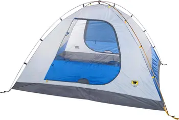 Genesee 4-Person Camping Tent, включва дъждовна муха и чанта за съхранение, лека външна палатка за раница, туризъм или Bea
