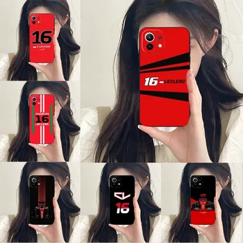 Charles Leclerc 16 F1 калъф за телефон за Xiaomi 11T 11X 11 11i 12 12Pro 10T 10TPro 10S 10Pro Pro Lite Ulltra MIX4 CIVI капак
