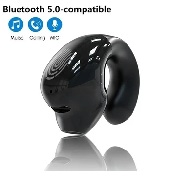 Единична щипка за поставяне в ушите на слушалки TWS Bluetooth 5.3 Безжична слушалка за слушалки с микрофон Спортни слушалки за свободни ръце за Iphone Samsung