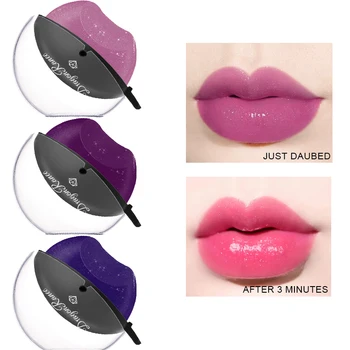 Velvet Matte Lip-shaped Lipstick Makeup Temperature Промяна на цвета Мързеливо червило Овлажняващ гланц за устни Водоустойчива незалепваща чаша
